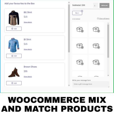Produtos "Misture e Combine" do WooCommerce