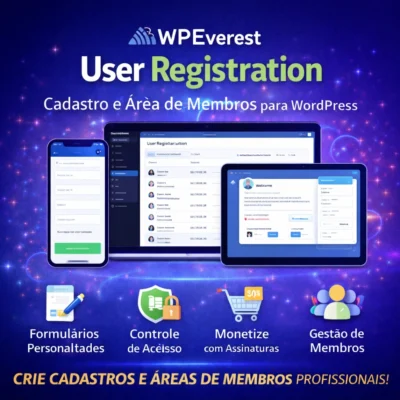 Registro de usuário do WPEverest + Complementos