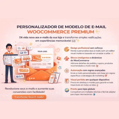 Personalizador de modelo de e-mail WooCommerce Premium