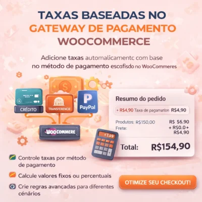 Taxas baseadas no gateway de pagamento WooCommerce