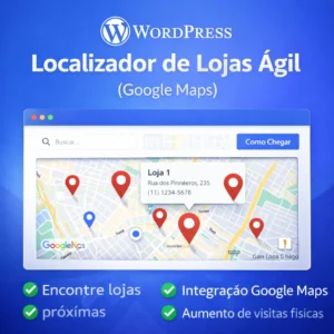 Localizador de lojas ágil (Google Maps) para WordPress